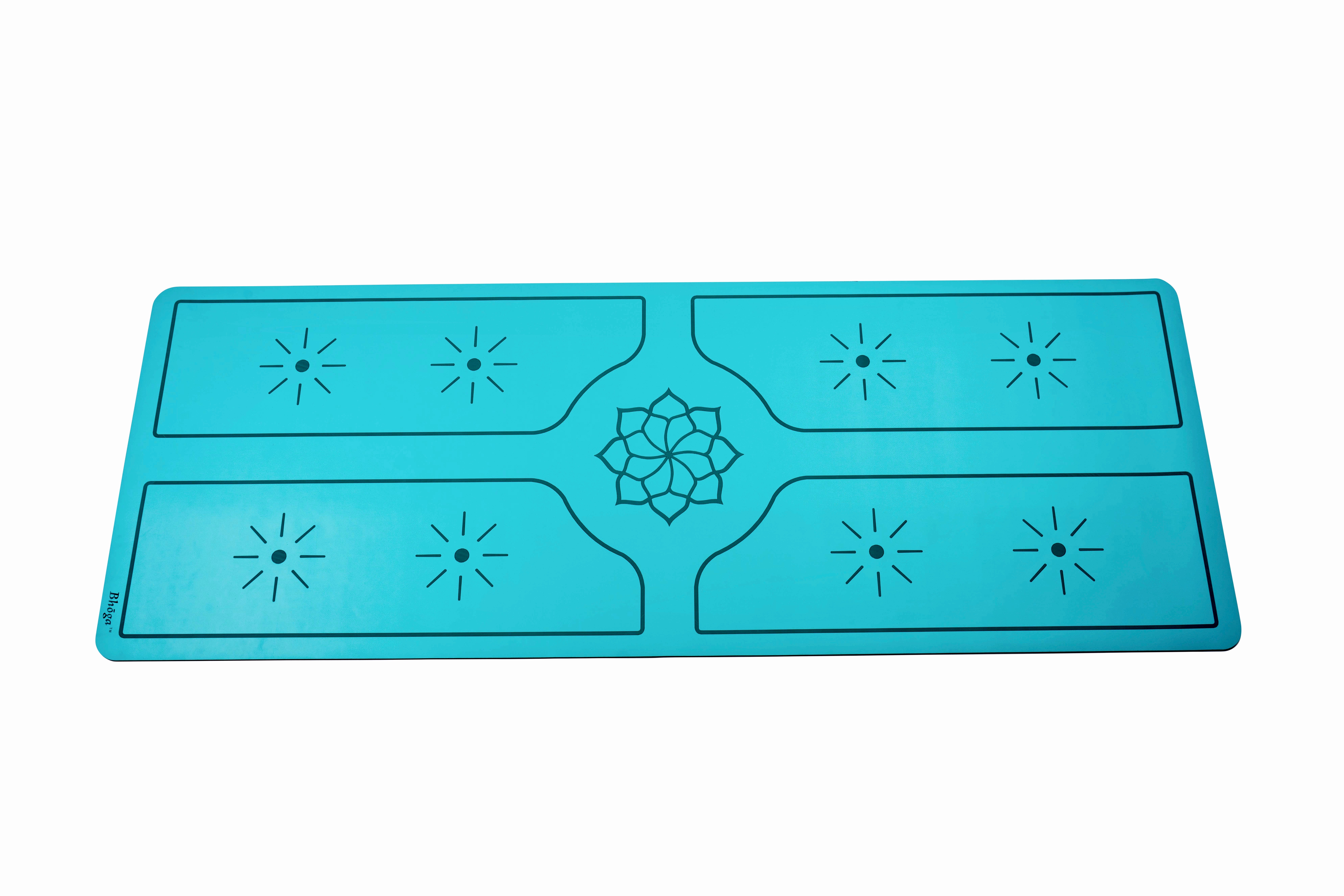  Yoga Set Starter Edition - lotus mandala (yoga mat + 2 yoga  blocks)